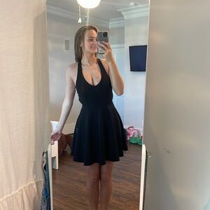 LULUS BLACK BACKLESS DRESS